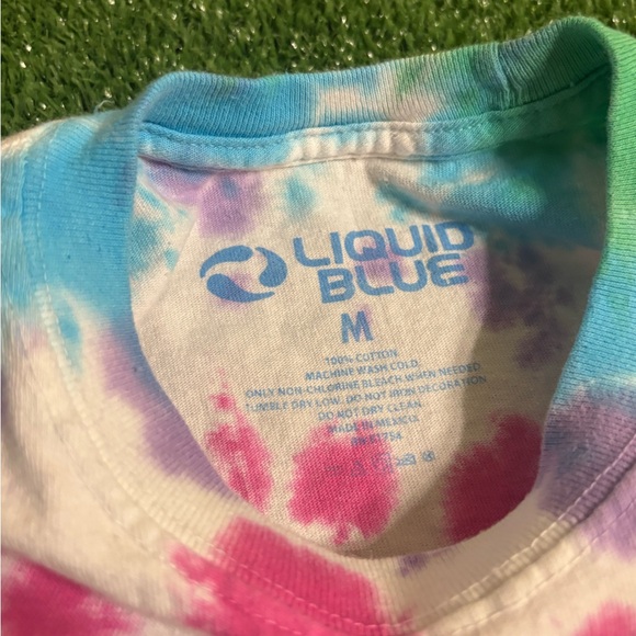 Liquid Blue Grateful Dead Tie Dye T-Shirt - Picture 4 of 6